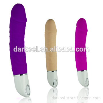 DG010/10functions Silky Soft Luxurious Silicone Massager Dildo Vibrator Sex Toys